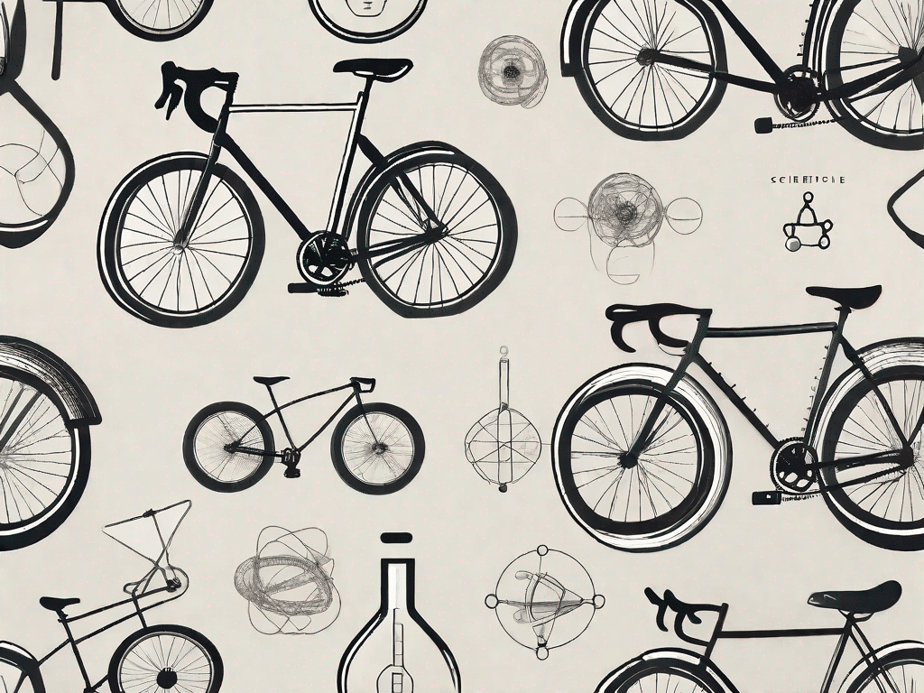 Several different types of bike saddles