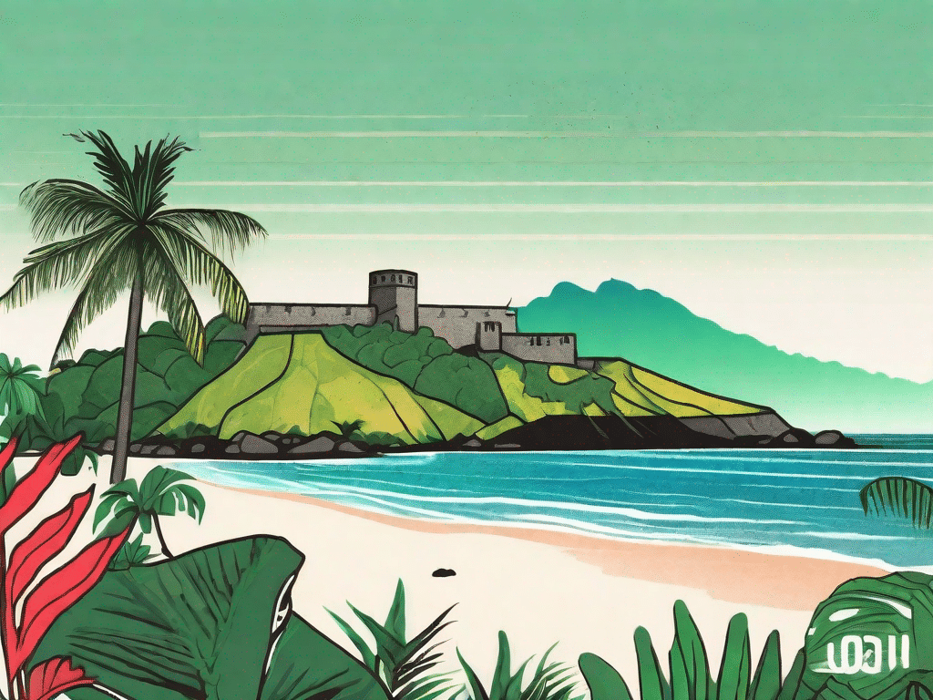 The vibrant puerto rican landscape