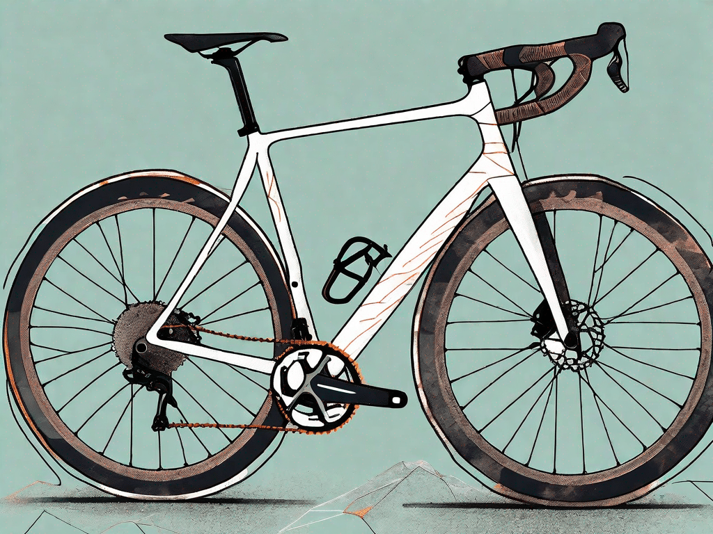 A gravel bike with a focus on the chainstays